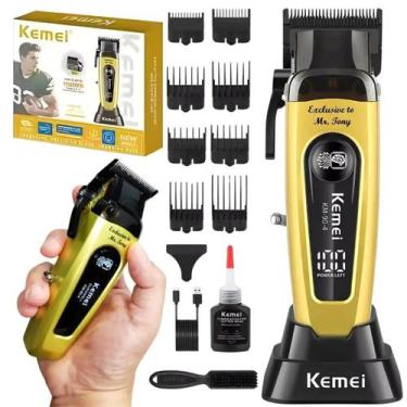 Imagem de Aparador De Barba Kemei 90-4 Masculino Corte Uniforme Entrega Ágil