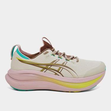Imagem de Tênis Asics Gel-Ninbus 28 TR Feminino, Marrom, Cinza, 35