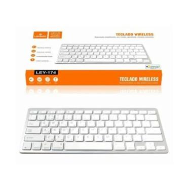 Imagem de Teclado Sem Fio Bluetooth Wireless Usb Padrão - LEY-174 - Lehmox