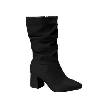 Imagem de Bota Beira Rio Salto Bloco - Feminina - Preto - 36, Preto, 36