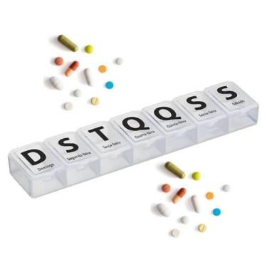 Imagem de Porta comprimido semanal pill Box