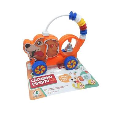 Imagem de Brinquedo Infantil Cãozinho Esperto Educativo Monte Líbano, Laranja