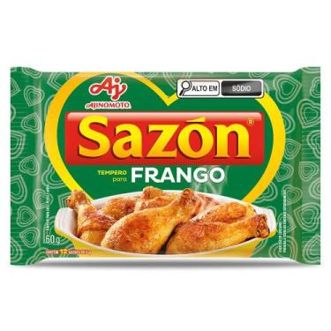 Imagem de Tempero em Pó Sazón Para Frango 60g Realce Sabor Rápido e Prático