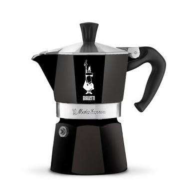 Imagem de Cafeteira Italiana 3 Xícaras Moka Express Preta Bialetti