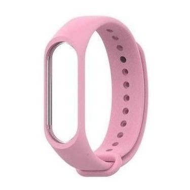 Imagem de Pulseiras Extras para Mi Band 4 - Pulseira de Aço para Mi Band 4 - Pulseira de Silicone para Mi Band 4 - Bella Net (Silicone - Rosa bebê)