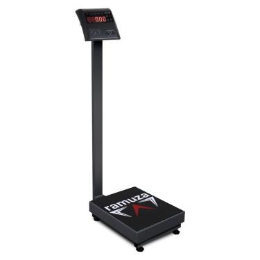 Imagem de Balança Fitness Grafite Ramuza Bivolt DP 200Kg 40 cm