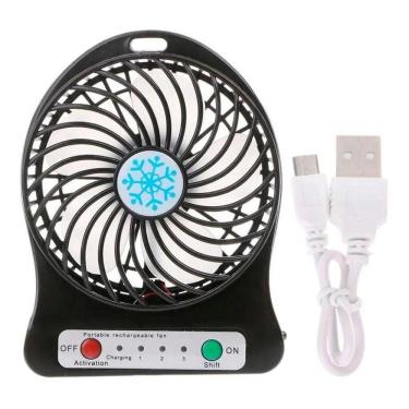 Imagem de Mini Ventilador Portátil Usb De Mesa 3 Velocidades