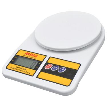 Imagem de Balança Eletrônica Cozinha 10Kg Milla