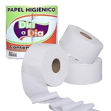 Imagem de Papel Higiênico Branco Institucional Simples 8 Rolos 300m