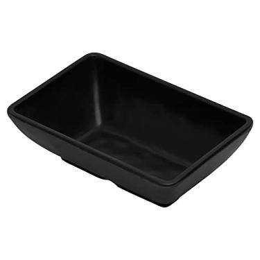 Imagem de Mimo Style Porta Shoyu Quadrado de 10cm Cor Preta, Com Capacidade Para 70ml. Ideal para Molhos, Ketchup, Mostarda, Barbecue e Óleo de Ervas. Sirva Sushis em Sua Casa ou Restaurante