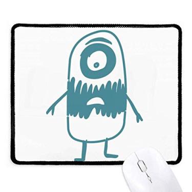 Imagem de Mousepad alienígena monstro criatura alienígena borda costurada tapete de borracha para jogos