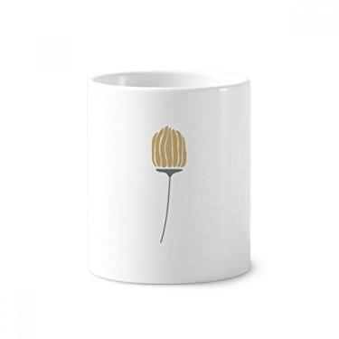 Imagem de Bud Abstract Plants Art Pattern Escova de dentes Caneca, Suporte de Cerâmica