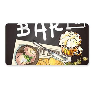 Imagem de DIYthinker Bife Bar França Torrada Cerveja Placa de Carro Decoração Acessório de Aço Inoxidável