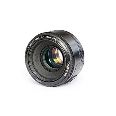 Imagem de YONGNUO Lente YN50mm F1.8 de grande abertura, lente de foco automático compatível com câmera Canon EF Mount EOS