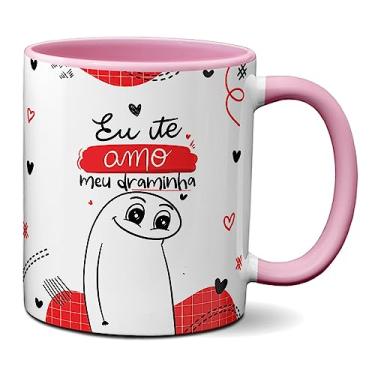 Imagem de Caneca Flork Namorados Eu Te Amo Meu Draminha Casal Fofo (Rosa)