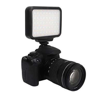 Imagem de Luz de câmera RGB, luz portátil para fotos selfie, 2500 a 9900 K, lâmpada de fotografia LED portátil recarregável colorida com 21 efeitos