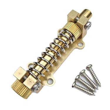 Imagem de Kaynes Conjunto de tremsetter ajustador de braço tremolo para guitarra de latão kit de rolha de ponte tremolo estabilizador