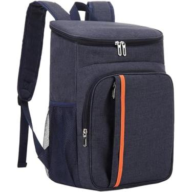 Imagem de Mochila Bolsa T?rmica Cooler Para Bebidas Alimentos grande capacidade (AZUL)