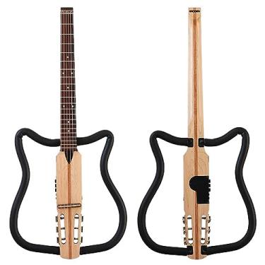 Imagem de Guitarra acústica portátil de 86 cm dobrável para apresentações e turismo, ukulele, guitarra acústica, guitarra nativa, baixo, viajante