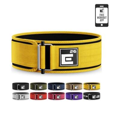 Imagem de Cinto de Halterofilismo Premium Element 26 - Travamento Automático - Aprovado para Competição - 100% Nylon - Preto - XX-Large