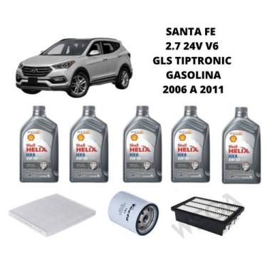 Imagem de Kit revisão troca de oleo hyundai santa fe 2.7 2006 à 2011 - SHELL