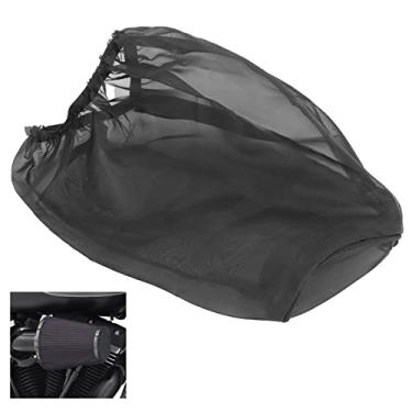 Imagem de XYZMT Filtro de ar à prova d'água meia de chuva capa protetora à prova de poeira para Harley Davidosn Dyna Sportster Touring Softail Fat Boy Road King Autocar Motorcycle Kits de limpeza de filtro de