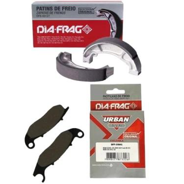 Imagem de Pastilha De Freio E Patim Lona Freio Titan 150 Mix 09 Á 13 - Dia Frag
