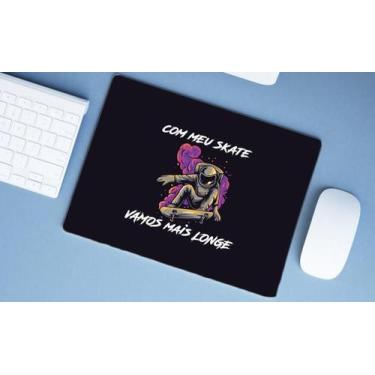 Imagem de Mouse Pad Emborrachado Personalizado Grande Skate SK8 Skateboarding - 