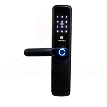 Imagem de Fechadura Eletrônica Digital Biometria Senha Cartão APP WIFI