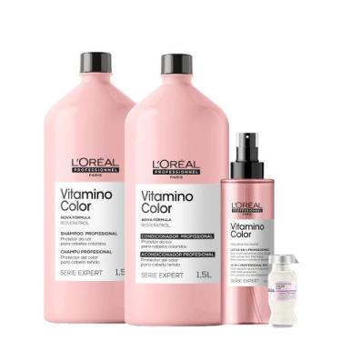 Imagem de Kit L'Oréal Professionnel Serie Expert Vitamino Color Shampoo e Condic