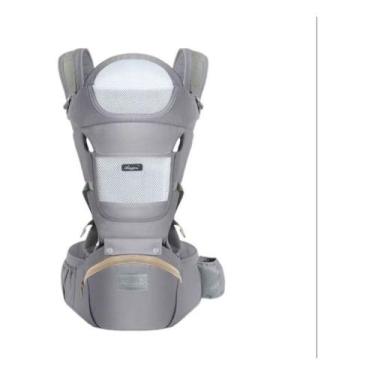 Imagem de Bolsa Canguru Bebê Conforto Seguro Apoio Ergonômico Facilidade Transpo