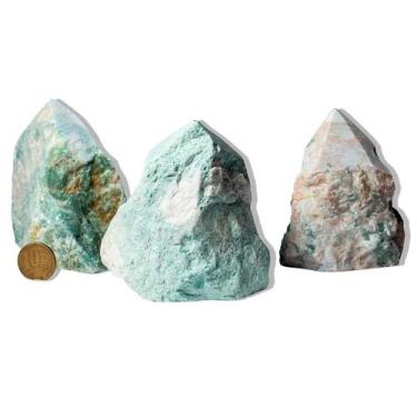 Imagem de 05 Jadeita Pé e Bico Serrado 300 a 400g 8 a 11cm Tipo B - CristaisdeCu
