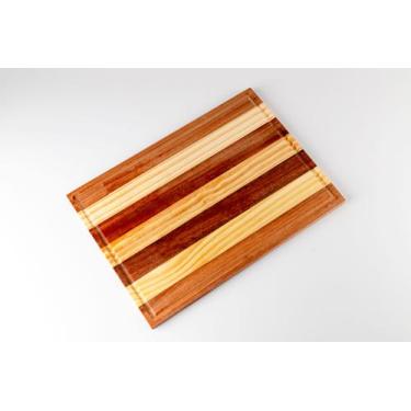 Imagem de Tábua De Madeira Pinus E Jequitibá Para Corte De Legumes