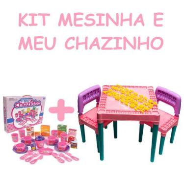 Imagem de Meu Chazinho Big Star Com Mesinha Tritec Rosa - Big Star e Tritec
