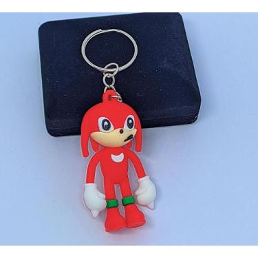 Imagem de Chaveiro Anel Inoxidável Pingente Super Sonic Boneco Miniatura Desenho