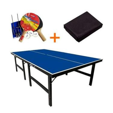Imagem de MESA PING PONG MDF 15MM - KLOPF -1016 + KIT TÊNIS DE MESA - 5030 + Cap