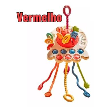 Imagem de Brinquedo Montessori Sensorial Com Cordão De Mão De Treiname - mega to