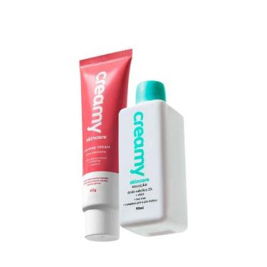 Imagem de Kit Creamy Ácido Salicílico Antiacne e Calming Cream Hidratante Facial