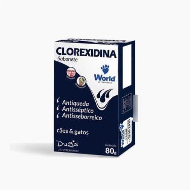 Imagem de Sabonete Dugs 80g Clorexidina Antiqueda E Antiséptico - World