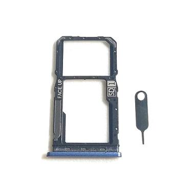 Imagem de Suporte Micro SD Nano SIM bandeja de substituição para Motorola Moto G Stylus 4G 2023 XT2317 (azul)