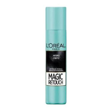 Imagem de Retoque de Raiz Instantaneo Loreal Magic Retouch Preto 75ml - LOREAL P