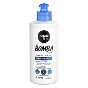 Imagem de Creme para pentear salon line sos bomba crescimento 300ml , 300ml
