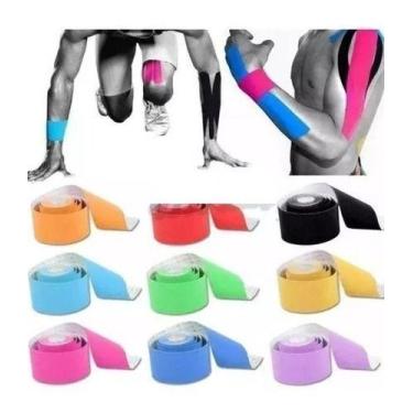 Imagem de 5 Pcs Fita Bandagem Adesiva Elástica Kinesio Sport Atacado - Não Infor