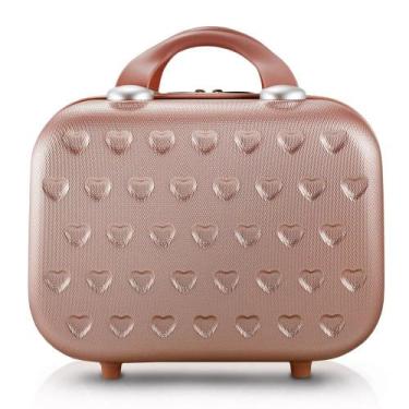 Imagem de Frasqueira de Viagem Maleta Necessaire Rígida ABS Grande de Mão Bordo 