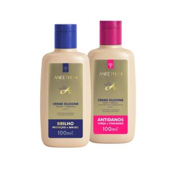 Imagem de Kit Aneethun Creme de Silicone Tradicional + Antidanos 100ml