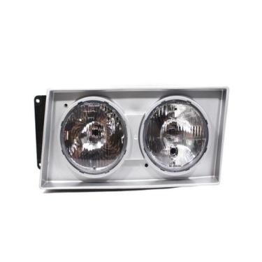 Imagem de Farol vw caminhões worker/titan medio/ pesado 00/.... mascara cinza le