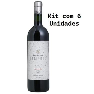 Imagem de Kit 6 Un Vinho Don Guerino Cemento Blend 750 ml