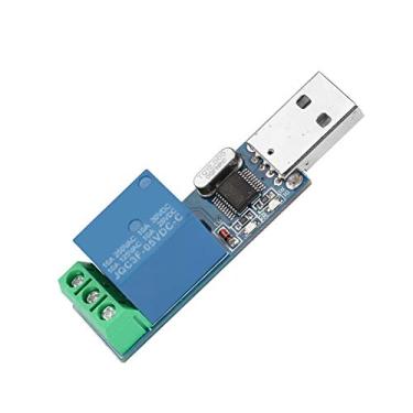 Imagem de Módulo de relé USB Com Chip de Alto Desempenho, Chip de Controle USB e LED Indicador para Interruptor de Controle Com Travamento Automático, Placa de Nível Militar