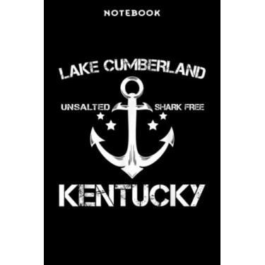 Imagem de Notebook LĀKĒ CŪMBĒRLĀND KĒNTŪCKY Fūnnÿ Fishing Cāmping Sūmmēr Gift Mēmē: 6" x 9", over 100 pages/Lined Journal,Management,Notebook Journal,Daily Organizer