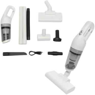 Imagem de Aspirador pó vertical sem fio portátil de mão 2 em 1 sem fio Suporte Automático Portátil tira pelo de Animais Lavável 120W Recarregável USB Sem Fio Sujeira Sofá Carro Casa Limpeza